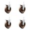 Service Caster 6 Inch High Temp Phenolic 3/4 Inch Square Stem Caster Set Total Lock Brake SCC SCC-SQTTL20S615-PHSHT-34-4 - alternate 4
